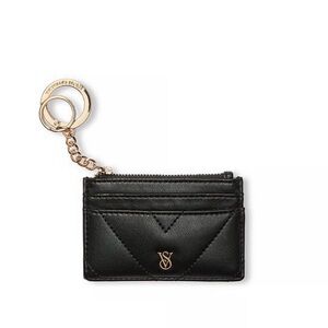 Victoria's Secret Black Card Holder Keychain